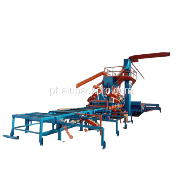 Máquina de jateamento de alumínio com estrutura solar